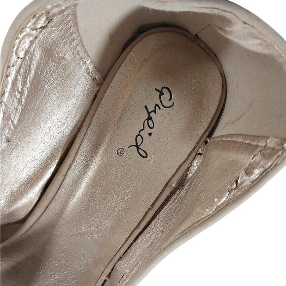 QUPID! BLACK VELVETEEN & TAN VEGAN SUEDE STILETTO PLATFORM HEELS, PUMPS! SZ 8.5M - Picture 12 of 14